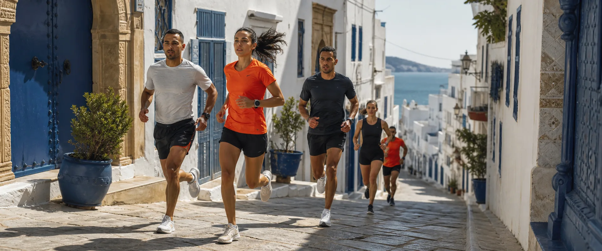 Parcours de course au cœur de Tanger